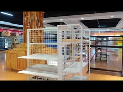 Quais são os diferentes tipos de prateleiras nos supermercados?