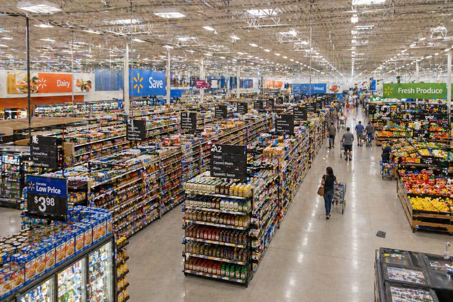 Últimos blogs da empresa sobre Projetos de prateleiras de supermercados Lozier em todo o mundo: Melhorar o layout das lojas e a eficiência da exibição dos produtos