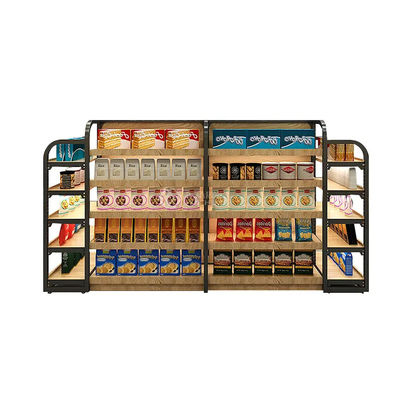 Moderno Supermercado Display Rack de prateleira de mercearia para design personalizável