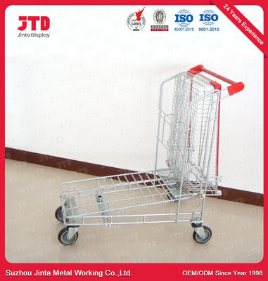 5 trole resistente da carga dos troles 240L da compra do metal das rodas do plutônio da polegada