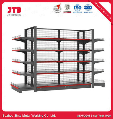 comprar Único arquivar lateral da gôndola do supermercado da exposição do retalho da loja da prateleira da parede da mercearia online manufacture