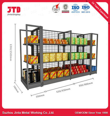 comprar O pó da prateleira do supermercado da gôndola da mercearia do metal revestiu arquivar da gôndola online manufacture