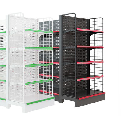 comprar Gondola de rede de arame elétrico de dois lados, prateleira de exposição, prateleira de supermercado online manufacture
