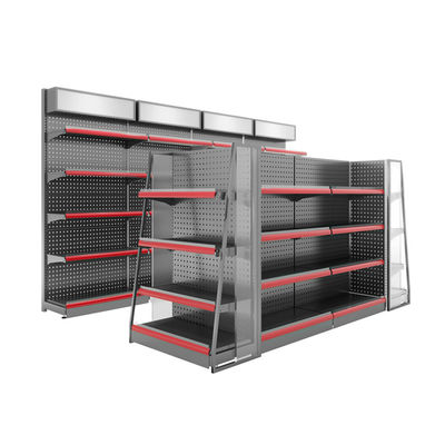 comprar Estante de metal do supermercado Gondola Display 30-100kg Capacidade online manufacture
