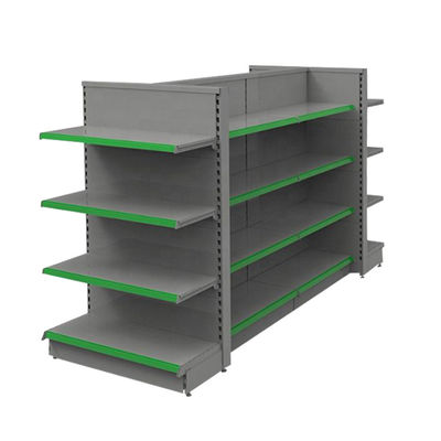 comprar Metallic Supermarket Gondola Shelving 5-Shelf Retail Display Rack online manufacture