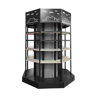 comprar Customized 5-Shelf Metal Supermarket Gondola Rack 80kg Capacity online manufacture