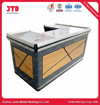 comprar Contador de dinheiro 4FT departamental da loja do contador de verificação geral 5FT do supermercado de Brown online manufacture