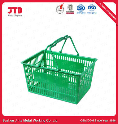 comprar Cestas plásticas do mantimento da cesta 28L do trole de HDPP com punhos online manufacture