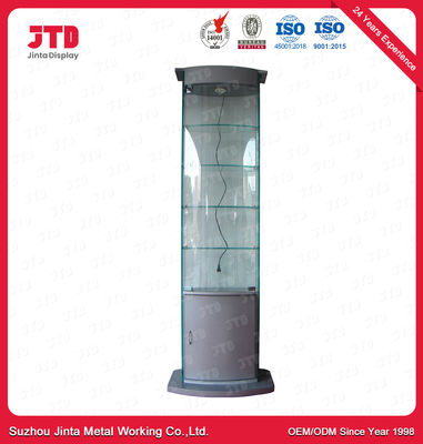 comprar Exposição Q195 de aço arquivando do supermercado dos vidros com iluminação da exposição online manufacture