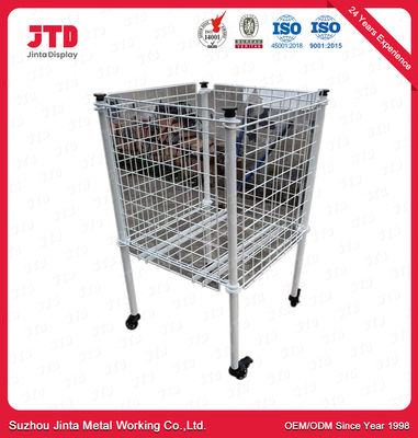 comprar Mini Square Shape Wire Display que arquiva com altura 900mm das rodas online manufacture