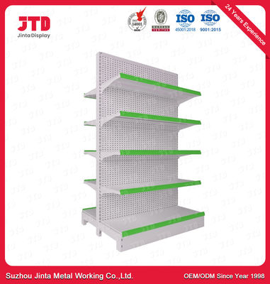 Prateleira de loja de Tego Gondola Display Shelving Convenience metálica