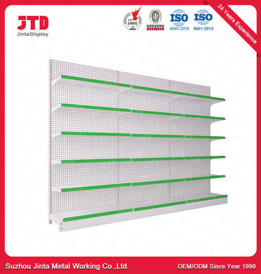 Prateleira de loja de Tego Gondola Display Shelving Convenience metálica
