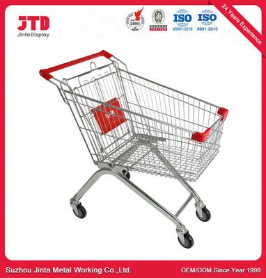 Supermercado Carrinhos de compras Lojas de conveniência 90 / 100 / 120L Armazenamento Carrinho de compras