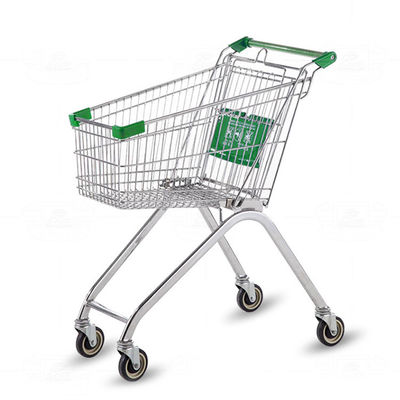Carrinho de compras de metal para supermercados e lojas