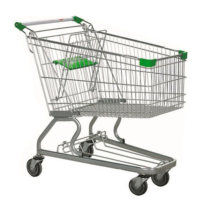 Carrinho de compras de metal para supermercados e lojas