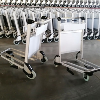 Metal bagagem de aeroporto carrinho de mão travão de mão carrinho de trânsito de aeroporto