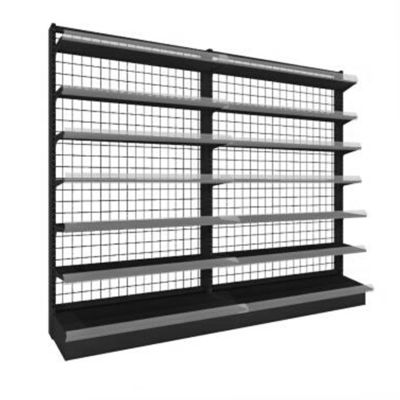 Wire Mesh Supermercado Gondola Prateleira Display Rack Loja Prateleira Display
