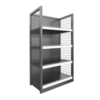 Supermercado Wire Display Rack Prateleira Loja de Varejo Personalizada Gondola Prateleira de malha