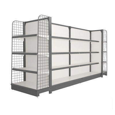 Supermercado Gondola Wire Display Repositório Metal Loja de varejo Repositório de aço Wire Mesh Back Panel