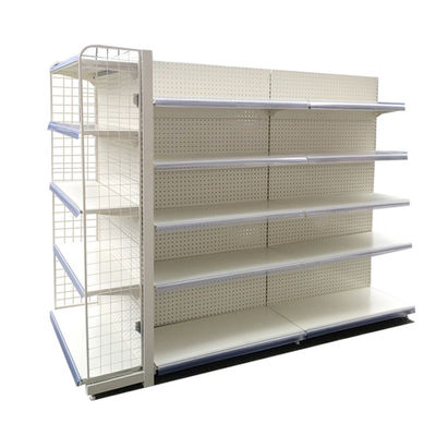 Supermercado Gondola Wire Display Repositório Metal Loja de varejo Repositório de aço Wire Mesh Back Panel