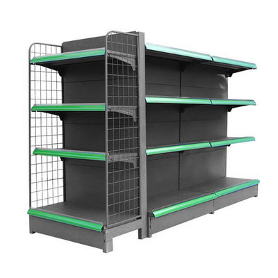 Painel de grelha Metal Wire Mesh Supermercado Loja de conveniência Display Rack Revestido em pó