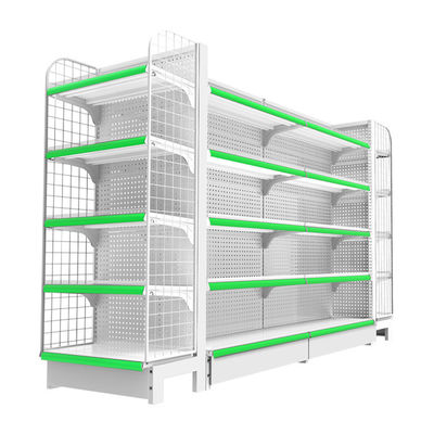 Painel de grelha Metal Wire Mesh Supermercado Loja de conveniência Display Rack Revestido em pó