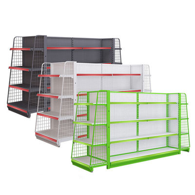 Painel de grelha Metal Wire Mesh Supermercado Loja de conveniência Display Rack Revestido em pó