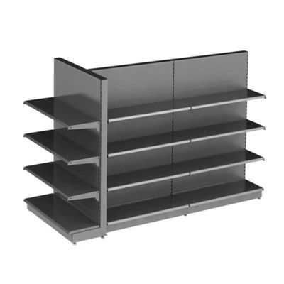 Gondola de metal Prateleiras de display Prateleiras de parede de varejo