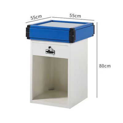 Largura 550-1200mm Caixa de Supermercado Caixa de Mesa de aço inoxidável