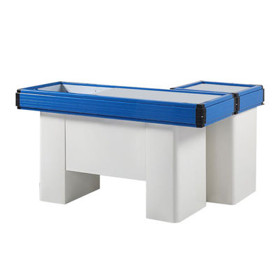 Largura 550-1200mm Caixa de Supermercado Caixa de Mesa de aço inoxidável