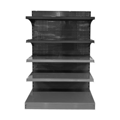 Sistema de prateleiras de supermercado de varejo de aço laminado a frio com capacidade de carga de 30-80 kg/camada