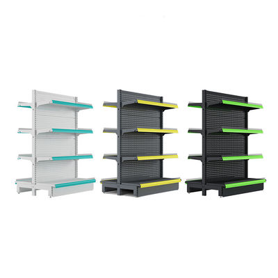 Estante de display de supermercado estável com capacidade de carga de 30-80 kg/camada para armazenamento
