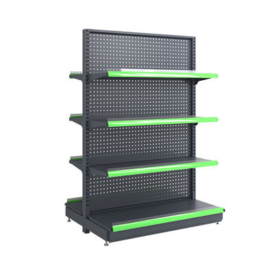 Estante de display de supermercado estável com capacidade de carga de 30-80 kg/camada para armazenamento