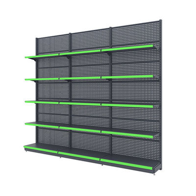 Estante de display de supermercado estável com capacidade de carga de 30-80 kg/camada para armazenamento