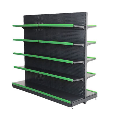Estante de display de supermercado estável com capacidade de carga de 30-80 kg/camada para armazenamento