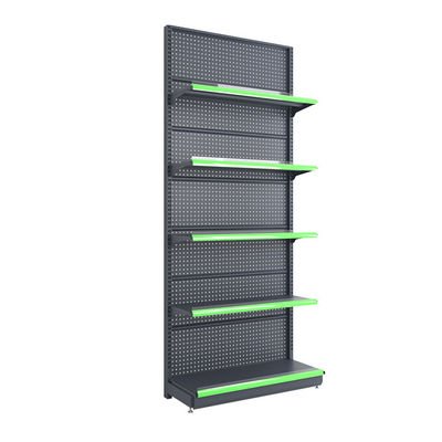 Estante de display de supermercado estável com capacidade de carga de 30-80 kg/camada para armazenamento