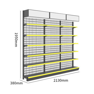 Estrutura de aço laminado a frio Sistema de prateleiras para supermercado 30 - 80KG/camada