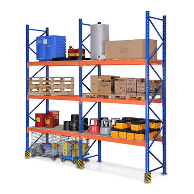 Racks de armazenamento de metal personalizados para armazéns com capacidade de 500-3000 kg por camada