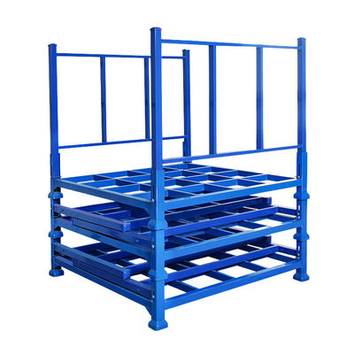 Pallets de aço inoxidável personalizados estantes de empilhamento prateleiras Sistema de capacidade 500-3000kg por camada