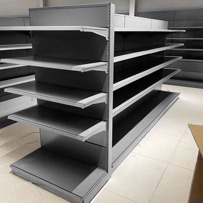 Instalação fácil Prateleira de display de supermercado Capacidade de carga personalizada 30-80KG / camada