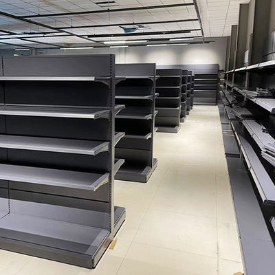 Instalação fácil Prateleira de display de supermercado Capacidade de carga personalizada 30-80KG / camada