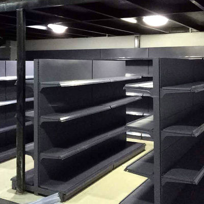 Instalação fácil Prateleira de display de supermercado Capacidade de carga personalizada 30-80KG / camada