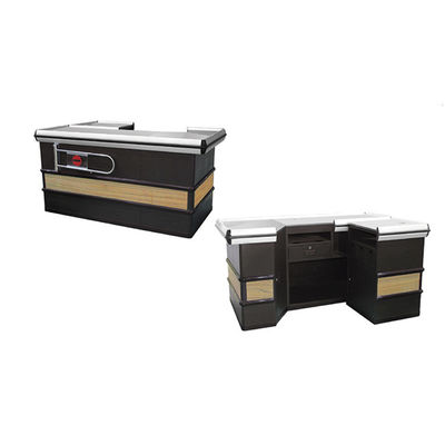 Durabilidade personalizada Checkout Counter Aço laminado a frio Vários comprimentos Cores
