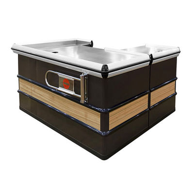 Durabilidade personalizada Checkout Counter Aço laminado a frio Vários comprimentos Cores