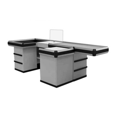 Custom Cold Rolled Steel Checkout Counter Durabilidade Cor personalizável