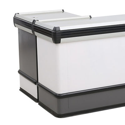 Durabilidade personalizada Caixa de caixa Mesa / Supermercado Caixas de aço com correia transportadora