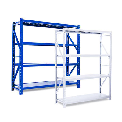 Rack de armazenamento de aço laminado a frio resistente e durável com capacidade de 500-3000 kg por camada