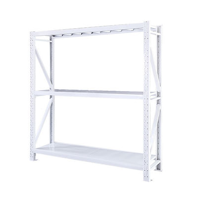 Rack de armazenamento de aço laminado a frio resistente e durável com capacidade de 500-3000 kg por camada