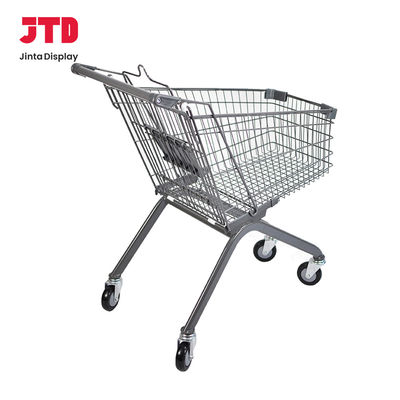 Caminhão de compras de metal resistente e conveniente para uma experiência de compras suave