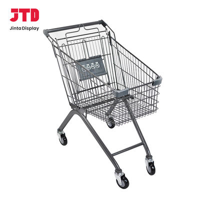 Caminhão de compras de metal resistente e conveniente para uma experiência de compras suave